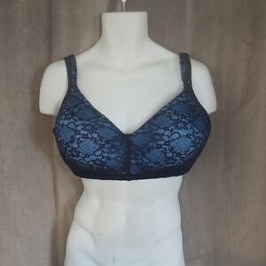 Voglo 42G Wireless Navy Lace Bra